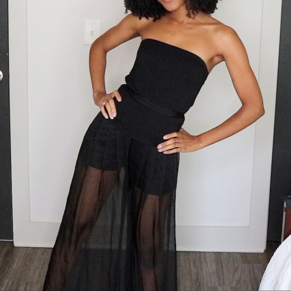 bebe Black Romper